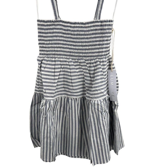 Lumiere Stripe Tiered Sundress Medium New - Picture 2 of 6